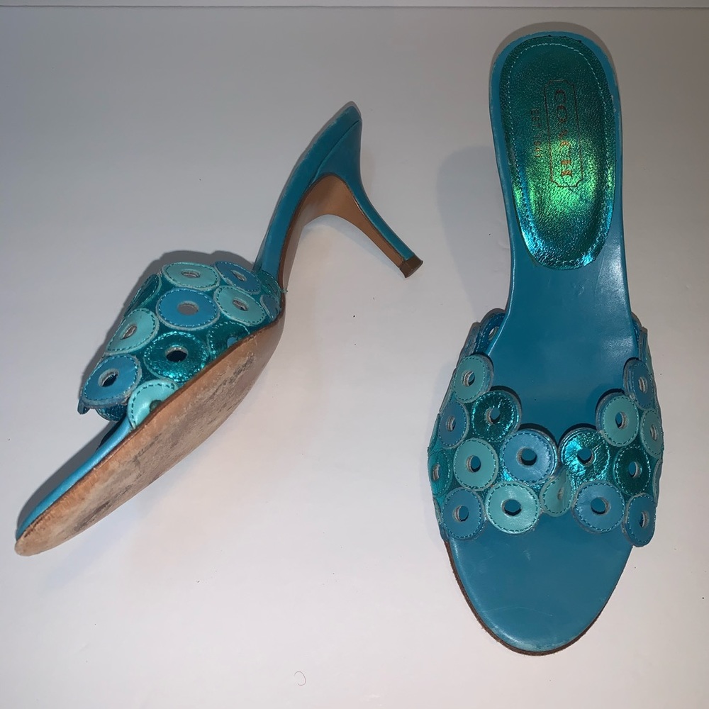 Coach cut out heels